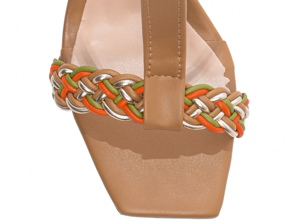 Sandália Feminina Multicolorida