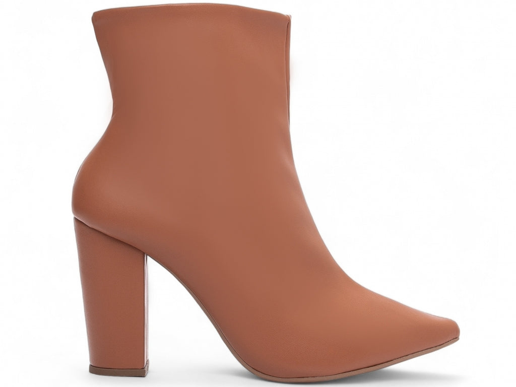 Bota Feminina Cano Curto Marrom